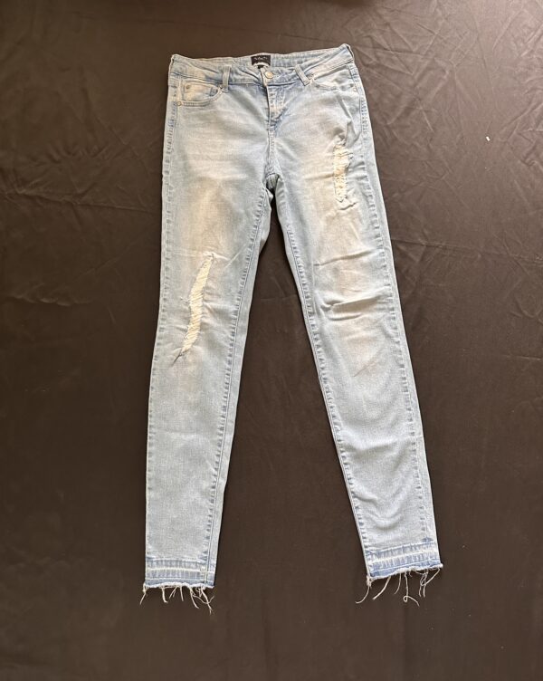 Ripped Sky blue jeans